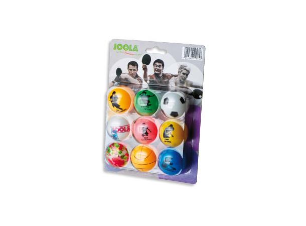 Joola® FAN 9 fargede baller